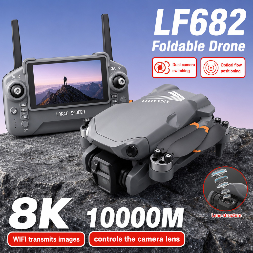 Aerial Photo LF682 Drone 8K HD - Drone Gps Mount 评论和价格