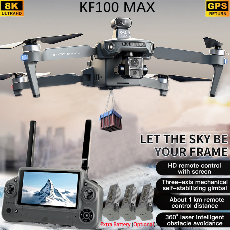 KF100 MAX GPS Drone 4K Camera  - Jjrc Drone X12 评论和价格